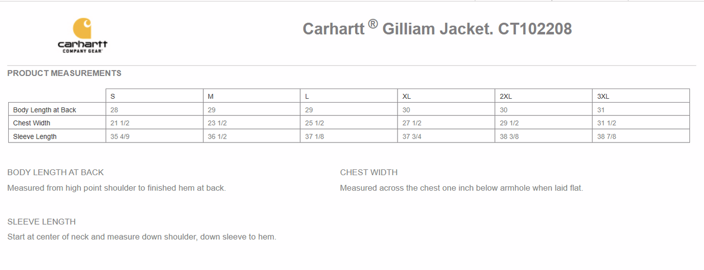 Carhartt Gilliam Jacket