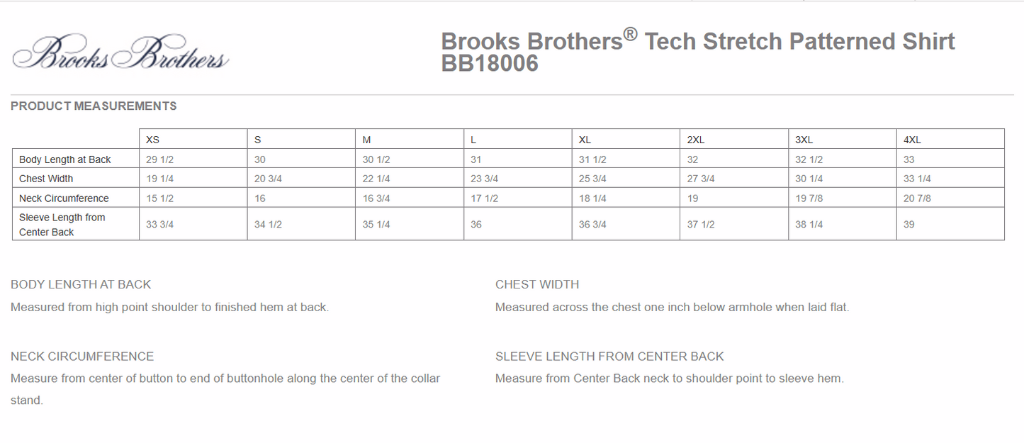Brooks Brothers Tech Stretch Pattern Shirt