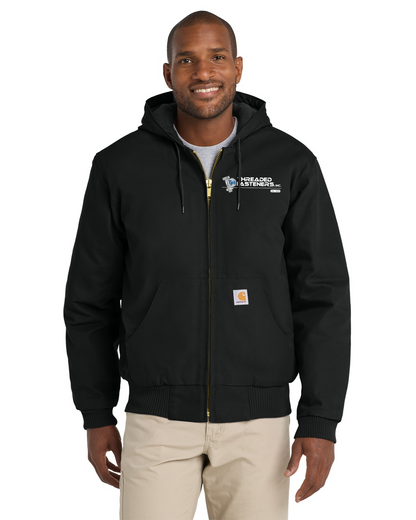 Carhartt Quilted-Flannel-Lined Duck Active Jac
