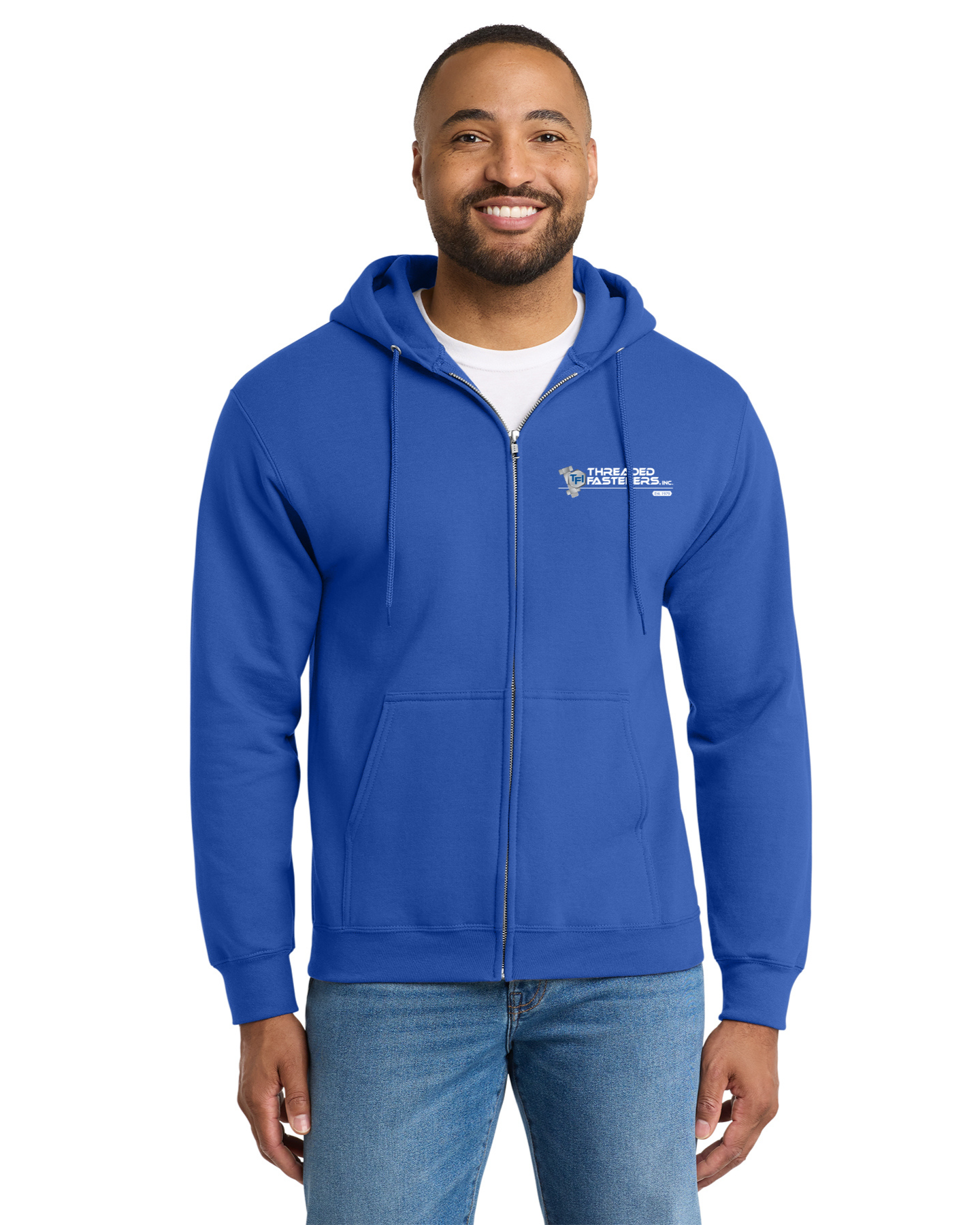 Port & Co Full Zip Hoodie
