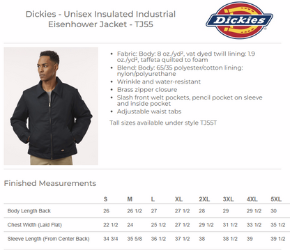 Dickies Eisenhower Jacket - Choose Your Design